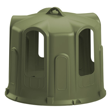 Rastrelliera campana per fieno Kerbl per balle rotonde Rastrelliera campana per fieno Kerbl per balle rotonde