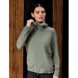 Giacca da equitazione da donna WeatherBeeta Stretch Foglia di ulivo Verde