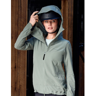 Giacca da equitazione da donna WeatherBeeta Stretch Foglia di ulivo Verde
