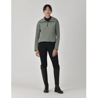 Giacca da equitazione da donna WeatherBeeta Stretch Foglia di ulivo Verde