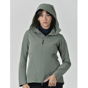Giacca da equitazione da donna WeatherBeeta Stretch Foglia di ulivo Verde