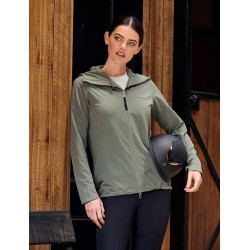 Giacca da equitazione da donna WeatherBeeta Stretch Foglia di ulivo Verde