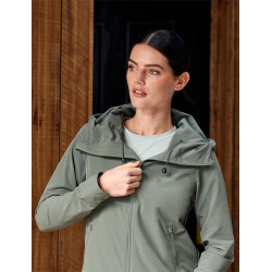 Giacca da equitazione da donna WeatherBeeta Stretch Foglia di ulivo Verde