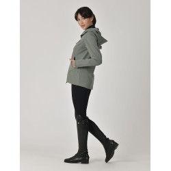 Giacca da equitazione da donna WeatherBeeta Stretch Foglia di ulivo Verde