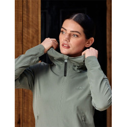 Giacca da equitazione da donna WeatherBeeta Stretch Foglia di ulivo Verde