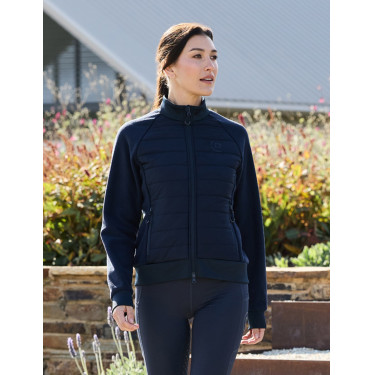 Giacca ibrida isolante da donna Dublin Marina Blu marino Giacca ibrida isolante da donna Dublin Marina Blu marino