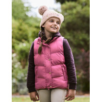 Gilet senza maniche trapuntato in pile Dublin Patrice Everyday bambino Rosso viola