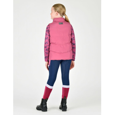 Gilet senza maniche trapuntato in pile Dublin Patrice Everyday bambino Rosso viola Gilet senza maniche trapuntato in pile Dublin Patrice Everyday bambino Rosso viola