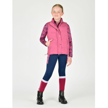 Gilet senza maniche trapuntato in pile Dublin Patrice Everyday bambino Rosso viola Gilet senza maniche trapuntato in pile Dublin Patrice Everyday bambino Rosso viola