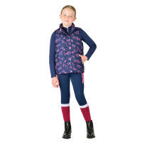 Gilet senza maniche trapuntato in pile Dublin Patrice Everyday bambino Cavalli giocosi blu navy Gilet senza maniche trapuntato in pile Dublin Patrice Everyday bambino Cavalli giocosi blu navy