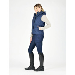 Gilet senza maniche trapuntato Weatherbeeta termosaldato Hapur da donna Iris blu navy Gilet senza maniche trapuntato Weatherbeeta termosaldato Hapur da donna Iris blu navy
