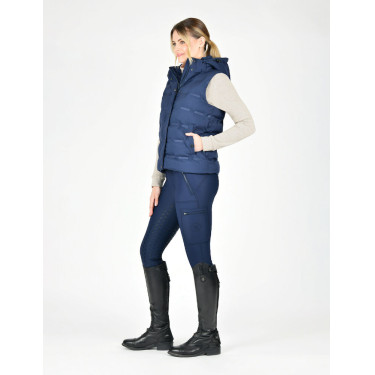 Gilet senza maniche trapuntato Weatherbeeta termosaldato Hapur da donna Iris blu navy Gilet senza maniche trapuntato Weatherbeeta termosaldato Hapur da donna Iris blu navy