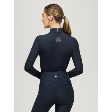 Base layer Tommy Hilfiger Equestrian Milo 1/4 zip donna Cielo del deserto Blu Base layer Tommy Hilfiger Equestrian Milo 1/4 zip donna Cielo del deserto Blu