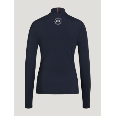 Base layer Tommy Hilfiger Equestrian Milo 1/4 zip donna Cielo del deserto Blu Base layer Tommy Hilfiger Equestrian Milo 1/4 zip donna Cielo del deserto Blu