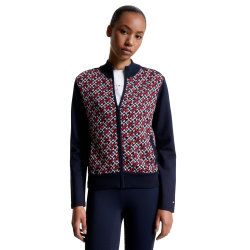 Bomber Tommy Hilfiger Equestrian Amsterdam Monogram donna Multi Multicolore