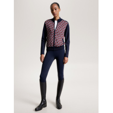 Bomber Tommy Hilfiger Equestrian Amsterdam Monogram donna Multi Multicolore Bomber Tommy Hilfiger Equestrian Amsterdam Monogram donna Multi Multicolore