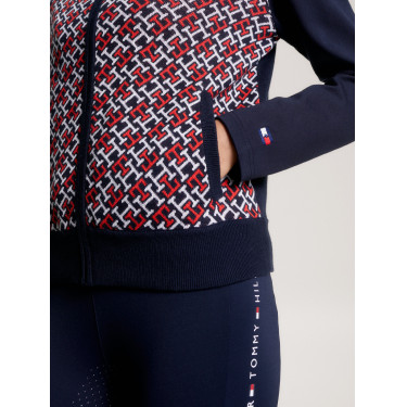 Bomber Tommy Hilfiger Equestrian Amsterdam Monogram donna Multi Multicolore Bomber Tommy Hilfiger Equestrian Amsterdam Monogram donna Multi Multicolore