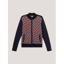 Bomber Tommy Hilfiger Equestrian Amsterdam Monogram donna Multi Multicolore