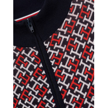 Bomber Tommy Hilfiger Equestrian Amsterdam Monogram donna Multi Multicolore Bomber Tommy Hilfiger Equestrian Amsterdam Monogram donna Multi Multicolore
