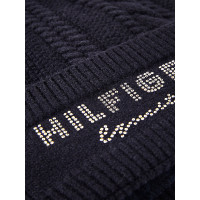 Cuffia con pompon Tommy Hilfiger Equestrian Perry Cielo del deserto Blu