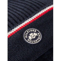 Cuffia lavorata a maglia Tommy Hilfiger Equestrian Kent Cielo del deserto Blu