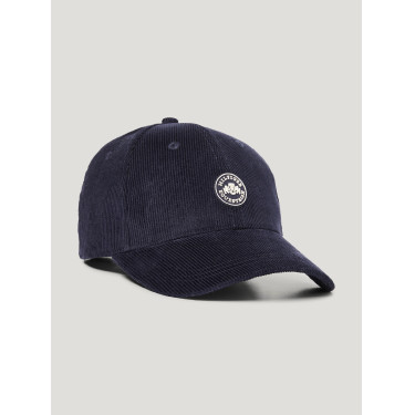 Cappellino Tommy Hilfiger Equestrian in velluto a coste Watson Cielo del deserto Blu Cappellino Tommy Hilfiger Equestrian in velluto a coste Watson Cielo del deserto Blu