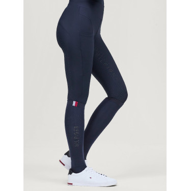 Calze con strass Tommy Hilfiger Equestrian Erie Cielo del deserto Blu Calze con strass Tommy Hilfiger Equestrian Erie Cielo del deserto Blu