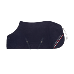 Coperta in pile Tommy Hilfiger Equestrian Stanford Cielo del deserto Blu