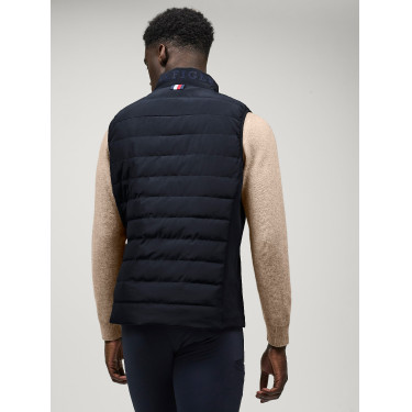 Gilet senza maniche trapuntato Tommy Hilfiger Equestrian Lewis uomo Cielo del deserto Blu Gilet senza maniche trapuntato Tommy Hilfiger Equestrian Lewis uomo Cielo del deserto Blu