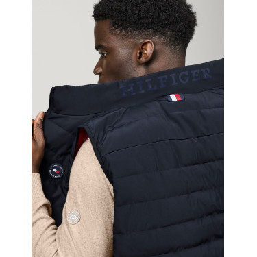 Gilet senza maniche trapuntato Tommy Hilfiger Equestrian Lewis uomo Cielo del deserto Blu Gilet senza maniche trapuntato Tommy Hilfiger Equestrian Lewis uomo Cielo del deserto Blu
