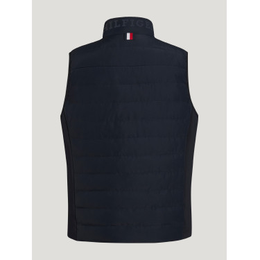 Gilet senza maniche trapuntato Tommy Hilfiger Equestrian Lewis uomo Cielo del deserto Blu Gilet senza maniche trapuntato Tommy Hilfiger Equestrian Lewis uomo Cielo del deserto Blu