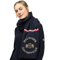Sciarpa lavorata a maglia Tommy Hilfiger Equestrian Hyde Cielo del deserto Blu Sciarpa lavorata a maglia Tommy Hilfiger Equestrian Hyde Cielo del deserto Blu