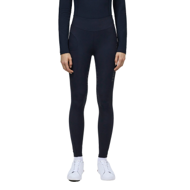 Leggings Tommy Hilfiger Equestrian Elmira Winter con strass full grip donna Cielo del deserto Blu