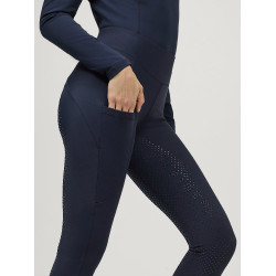 Leggings Tommy Hilfiger Equestrian Elmira Winter con strass full grip donna Cielo del deserto Blu