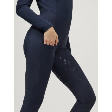Leggings Tommy Hilfiger Equestrian Elmira Winter con strass full grip donna Cielo del deserto Blu Leggings Tommy Hilfiger Equestrian Elmira Winter con strass full grip donna Cielo del deserto Blu