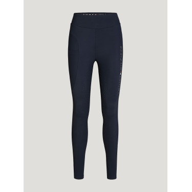 Leggings Tommy Hilfiger Equestrian Elmira Winter con strass full grip donna Cielo del deserto Blu Leggings Tommy Hilfiger Equestrian Elmira Winter con strass full grip donna Cielo del deserto Blu