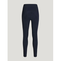 Leggings Tommy Hilfiger Equestrian Elmira Winter con strass full grip donna Cielo del deserto Blu