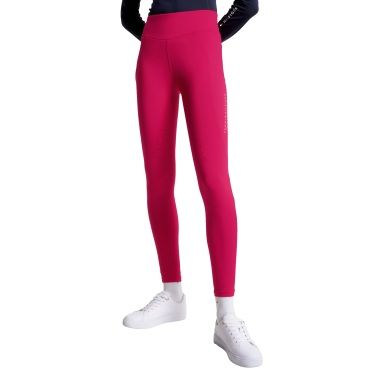 Leggings Tommy Hilfiger Equestrian Monaco full grip Ciliegia Leggings Tommy Hilfiger Equestrian Monaco full grip Ciliegia