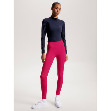 Leggings Tommy Hilfiger Equestrian Monaco full grip Ciliegia Leggings Tommy Hilfiger Equestrian Monaco full grip Ciliegia