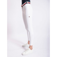 Pantaloni da competizione Tommy Hilfiger Equestrian Geneva donna grip al ginocchio Bianco ottico