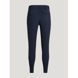 Pantaloni Tommy Hilfiger Equestrian Bedford grip al ginocchio uomo Cielo del deserto Blu