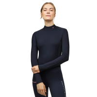 Maglia a collo alto Tommy Hilfiger Equestrian Ava da donna Cielo del deserto Blu