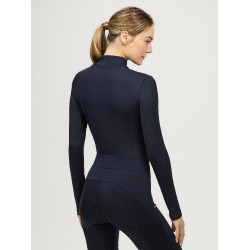 Maglia a collo alto Tommy Hilfiger Equestrian Ava da donna Cielo del deserto Blu Maglia a collo alto Tommy Hilfiger Equestrian Ava da donna Cielo del deserto Blu