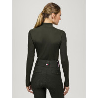 Maglia a collo alto Tommy Hilfiger Equestrian Ava da donna Cielo del deserto Blu Maglia a collo alto Tommy Hilfiger Equestrian Ava da donna Cielo del deserto Blu