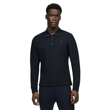Polo a maniche lunghe Tommy Hilfiger Equestrian Erwin uomo Cielo del deserto Blu Polo a maniche lunghe Tommy Hilfiger Equestrian Erwin uomo Cielo del deserto Blu