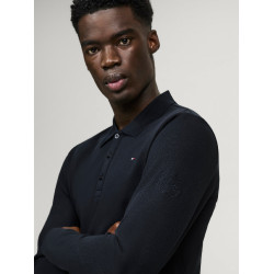 Polo a maniche lunghe Tommy Hilfiger Equestrian Erwin uomo Cielo del deserto Blu Polo a maniche lunghe Tommy Hilfiger Equestrian Erwin uomo Cielo del deserto Blu