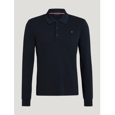 Polo a maniche lunghe Tommy Hilfiger Equestrian Erwin uomo Cielo del deserto Blu Polo a maniche lunghe Tommy Hilfiger Equestrian Erwin uomo Cielo del deserto Blu