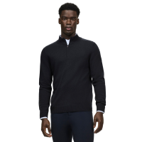 Maglione in cashmere Tommy Hilfiger Equestrian 1/2 zip Oakfield uomo Cielo del deserto Blu