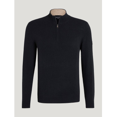 Maglione in cashmere Tommy Hilfiger Equestrian 1/2 zip Oakfield uomo Cielo del deserto Blu Maglione in cashmere Tommy Hilfiger Equestrian 1/2 zip Oakfield uomo Cielo del deserto Blu