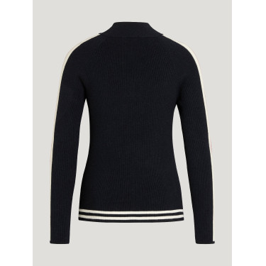 Felpa con zip Tommy Hilfiger Equestrian Carol donna Cielo del deserto Blu Felpa con zip Tommy Hilfiger Equestrian Carol donna Cielo del deserto Blu